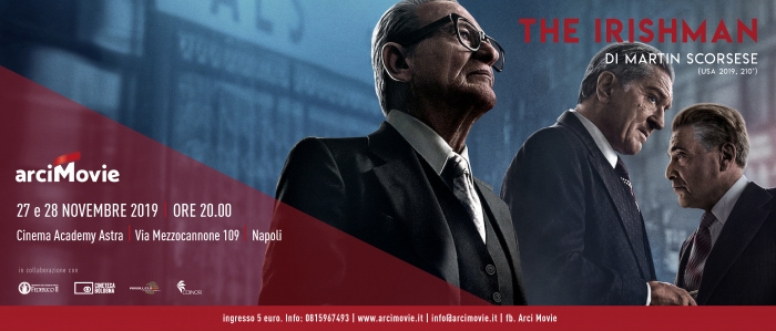 Evento speciale THE IRISHMAN al cinema Astra