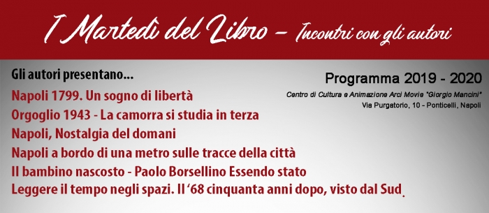 I Marted&igrave; del libro - I prossimi incontri