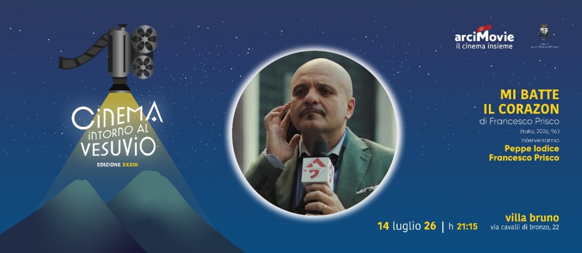 Peppe Iodice e Francesco Prisco a Cinema intorno al Vesuvio